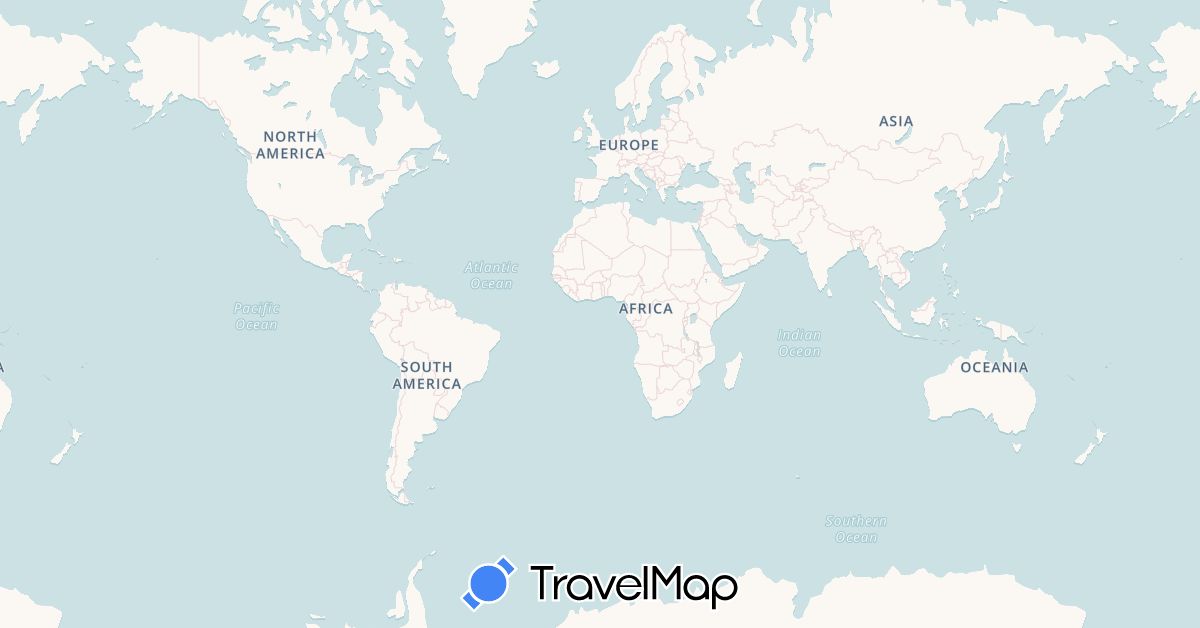 TravelMap itinerary: driving, bus, plane, cycling, train, hiking, boat in United Arab Emirates, Argentina, Austria, Bolivia, Brazil, Canada, Chile, Colombia, Ecuador, Indonesia, Ireland, India, Cambodia, Laos, Sri Lanka, Mexico, Malaysia, Nepal, Peru, Paraguay, Singapore, Thailand, United States, Uruguay, Vietnam (Asia, Europe, North America, South America)